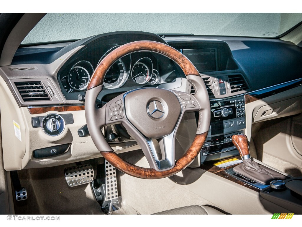 Almond/Mocha Interior 2013 Mercedes-Benz E 350 Coupe Photo #73921733