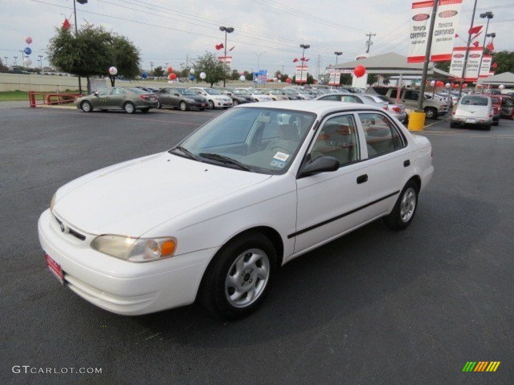 1998 Corolla CE - Super White / Beige photo #3