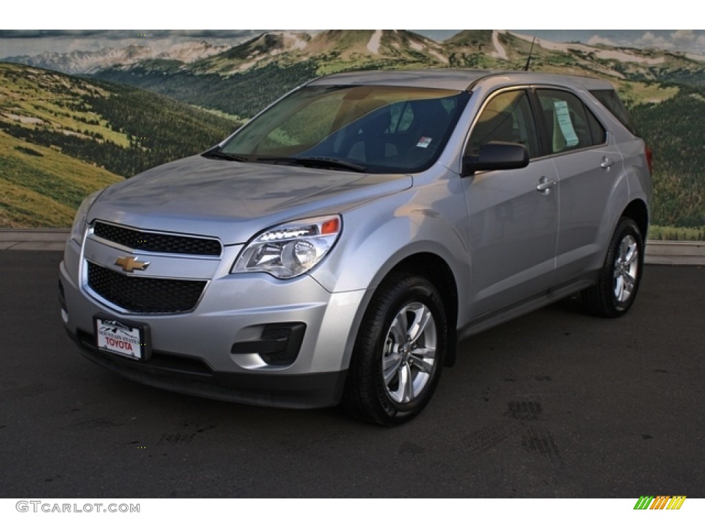 Silver Ice Metallic 2011 Chevrolet Equinox LS Exterior Photo #73923205
