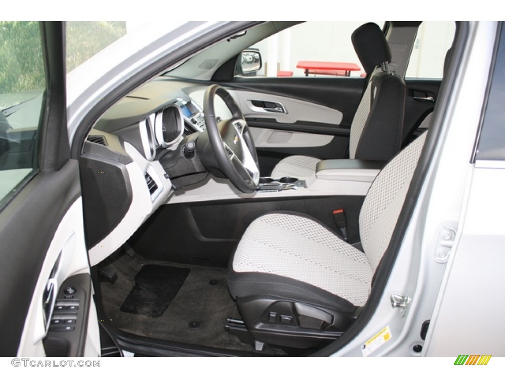 Light Titanium/Jet Black Interior 2011 Chevrolet Equinox LS Photo #73923345