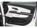 Light Titanium/Jet Black 2011 Chevrolet Equinox LS Door Panel