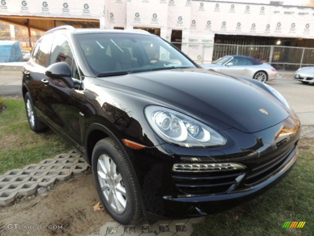 Black 2013 Porsche Cayenne Diesel Exterior Photo #73924244