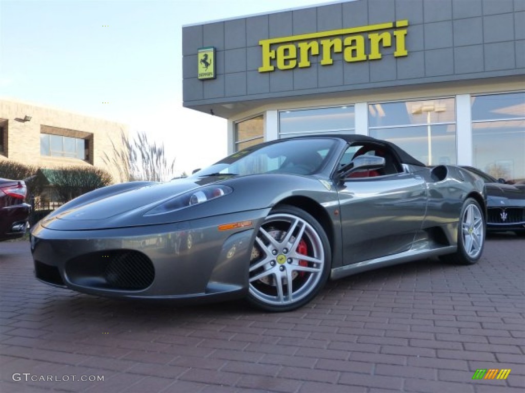 Grigio Silverstone (Dark Grey Metallic) 2006 Ferrari F430 Spider F1 Exterior Photo #73924826