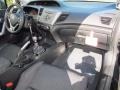 2012 Crystal Black Pearl Honda Civic Si Coupe  photo #4