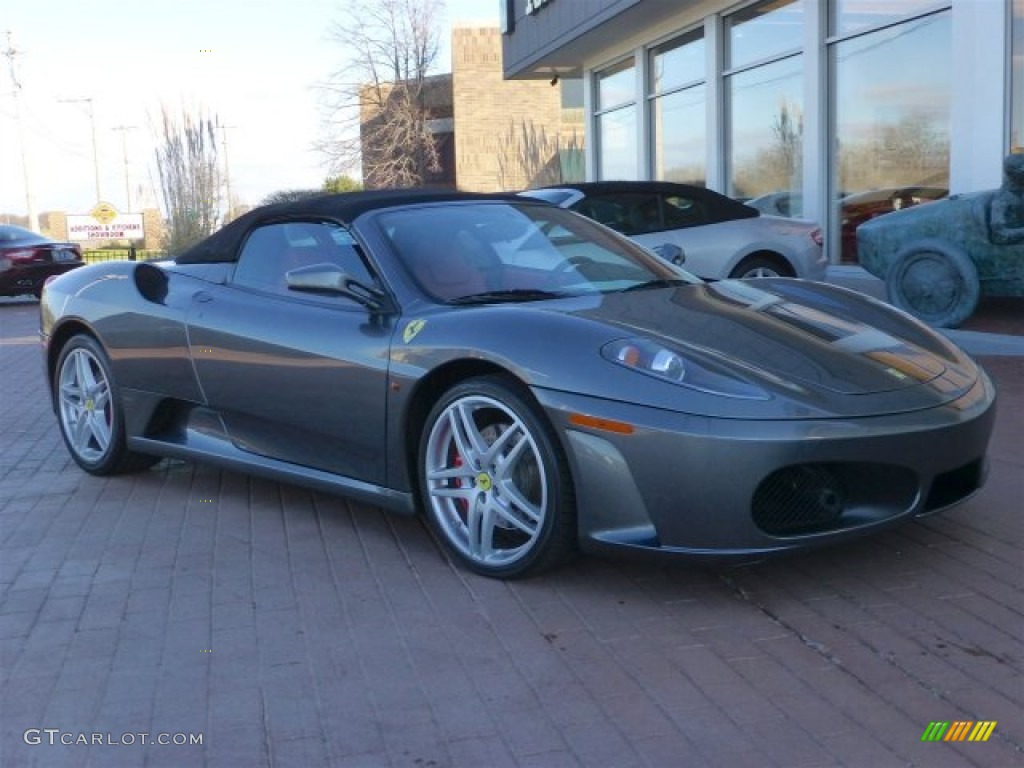 Grigio Silverstone (Dark Grey Metallic) 2006 Ferrari F430 Spider F1 Exterior Photo #73924931