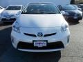 2012 Blizzard White Pearl Toyota Prius 3rd Gen Four Hybrid  photo #2