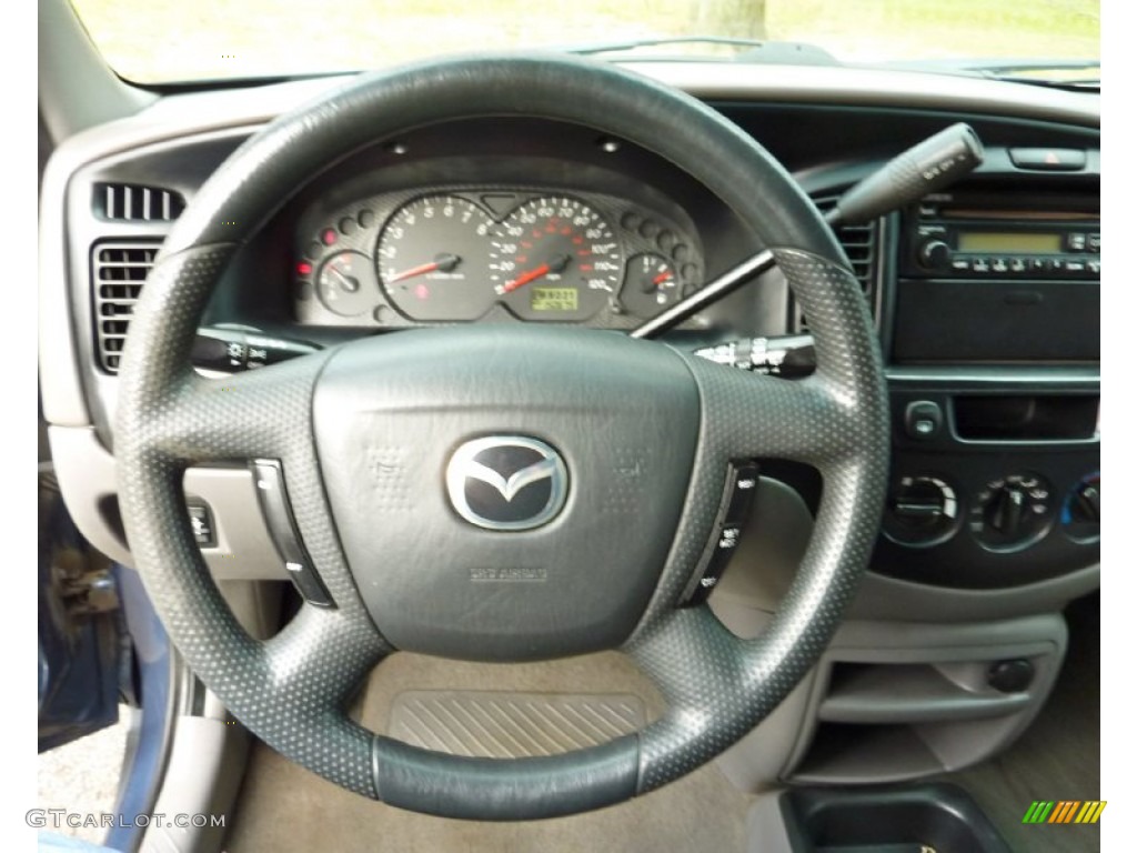 2001 Mazda Tribute LX V6 4WD Steering Wheel Photos