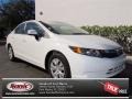 Taffeta White - Civic LX Sedan Photo No. 1
