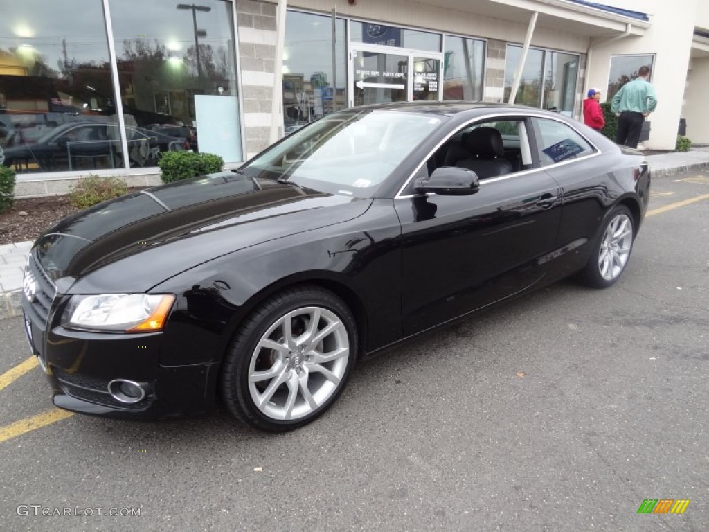 Brilliant Black 2011 Audi A5 2.0T quattro Coupe Exterior Photo #73926860