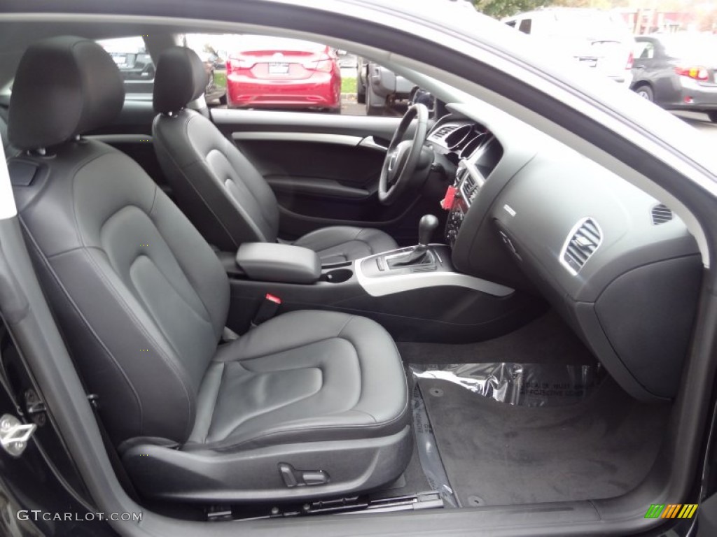 Black Interior 2011 Audi A5 2.0T quattro Coupe Photo #73926905