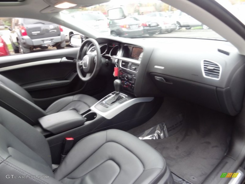 Black Interior 2011 Audi A5 2.0T quattro Coupe Photo #73926908