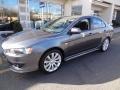 2009 Graphite Gray Pearl Mitsubishi Lancer GTS  photo #2