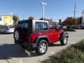 2009 Red Rock Crystal Pearl Coat Jeep Wrangler X 4x4  photo #3