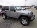 2013 Billet Silver Metallic Jeep Wrangler Unlimited Sport 4x4  photo #7