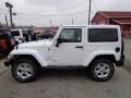 Bright White 2013 Jeep Wrangler Sahara 4x4 Exterior