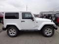 Bright White 2013 Jeep Wrangler Sahara 4x4 Exterior