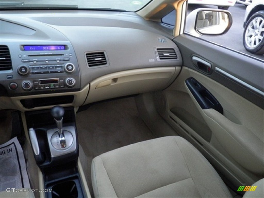 2007 Civic Hybrid Sedan - Taffeta White / Ivory photo #33