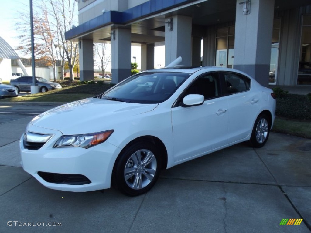 2013 ILX 2.0L - Bellanova White Pearl / Ebony photo #1