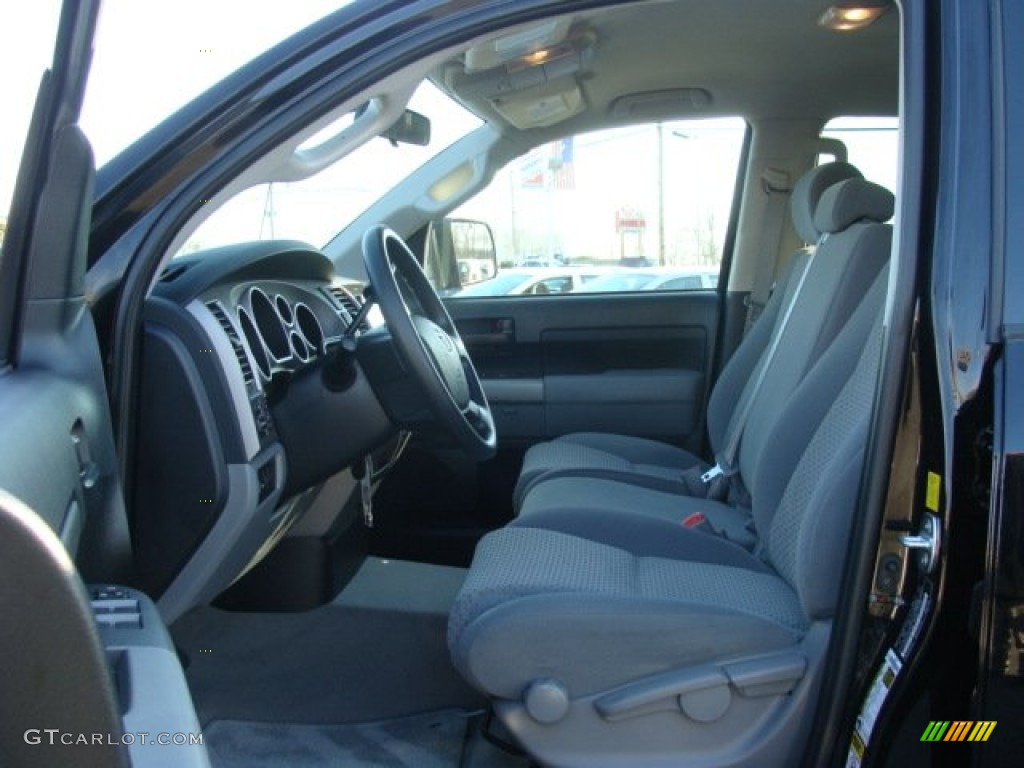 2011 Tundra Double Cab 4x4 - Black / Graphite Gray photo #7