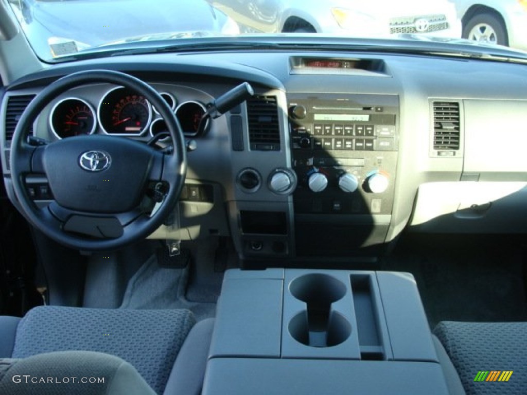 2011 Tundra Double Cab 4x4 - Black / Graphite Gray photo #9