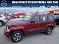 Red Rock Crystal Pearl 2009 Jeep Liberty Sport 4x4