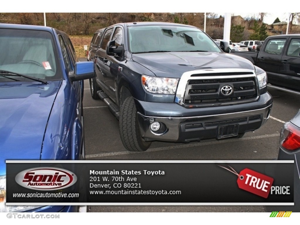 2010 Tundra TRD CrewMax 4x4 - Slate Gray Metallic / Graphite Gray photo #1