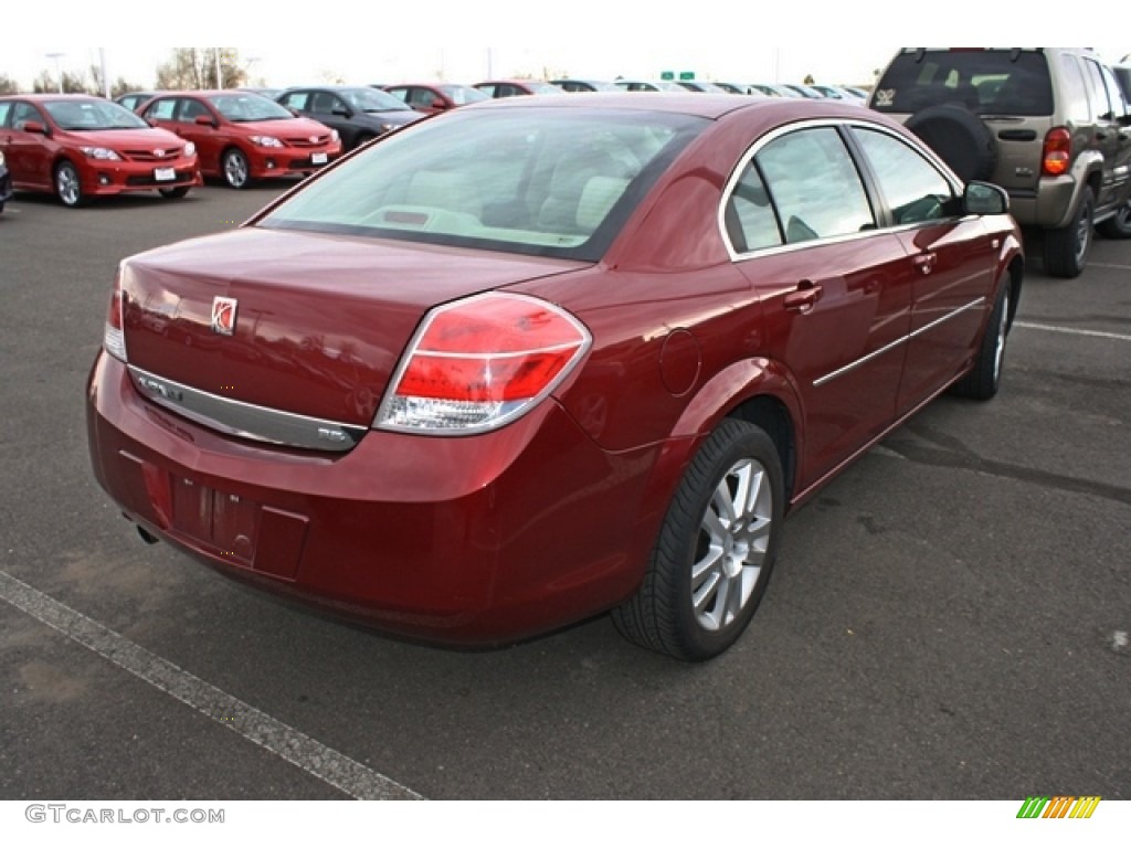 2008 Aura XE 3.5 - Red Jewel / Tan photo #2