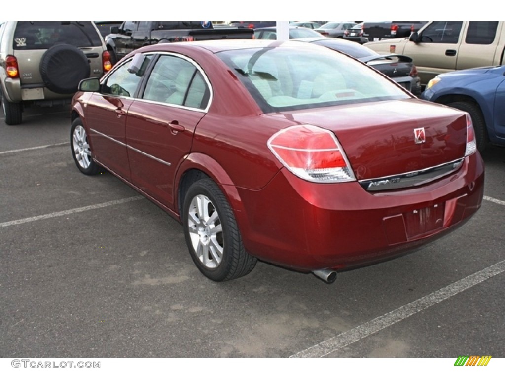 2008 Aura XE 3.5 - Red Jewel / Tan photo #3