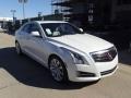 2013 White Diamond Tricoat Cadillac ATS 3.6L Premium  photo #2