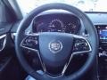 Jet Black/Jet Black Accents 2013 Cadillac ATS 3.6L Premium Steering Wheel