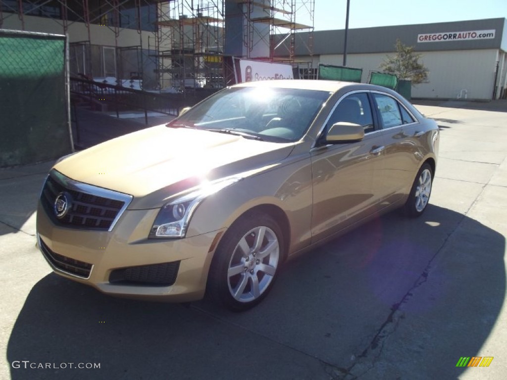 2013 ATS 2.5L - Summer Gold Metallic / Caramel/Jet Black Accents photo #1