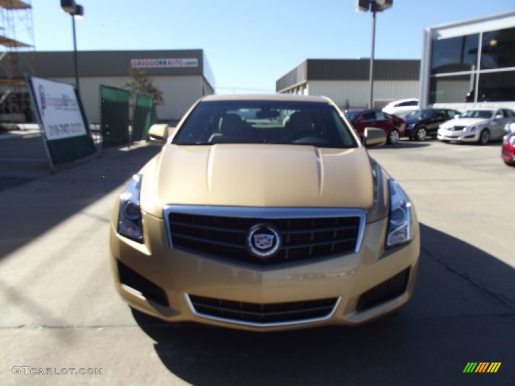 2013 ATS 2.5L - Summer Gold Metallic / Caramel/Jet Black Accents photo #7