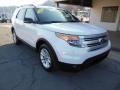 2011 White Suede Ford Explorer XLT 4WD  photo #2