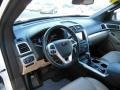 2011 White Suede Ford Explorer XLT 4WD  photo #10