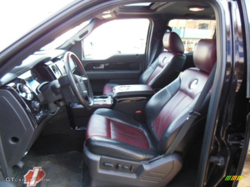 2010 F150 King Ranch SuperCrew 4x4 - Lava Red Metallic / Harley Davidson Lava Red/Black photo #11