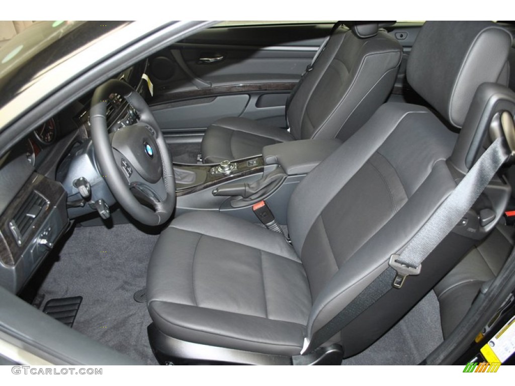 2013 3 Series 328i Convertible - Black Sapphire Metallic / Black photo #4