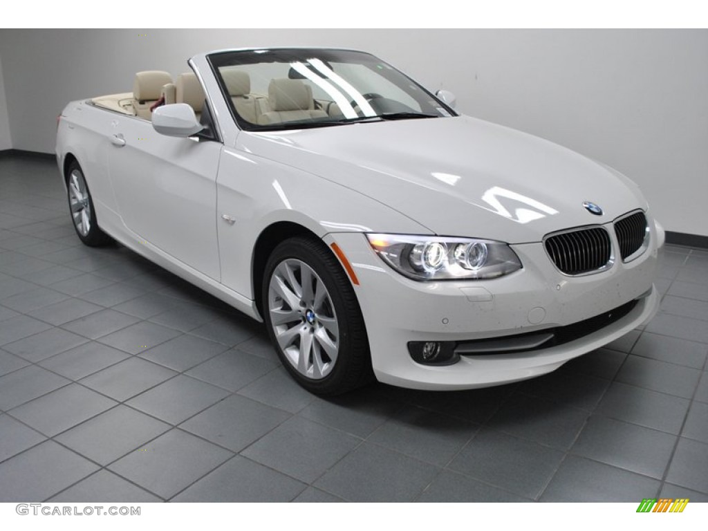 2013 3 Series 328i Convertible - Alpine White / Oyster photo #1