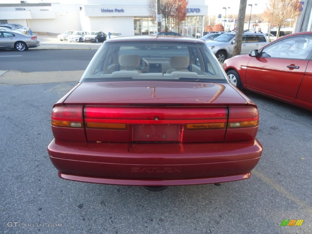 1991 S Series SL2 Sedan - Brilliant Red Metallic / Beige photo #7