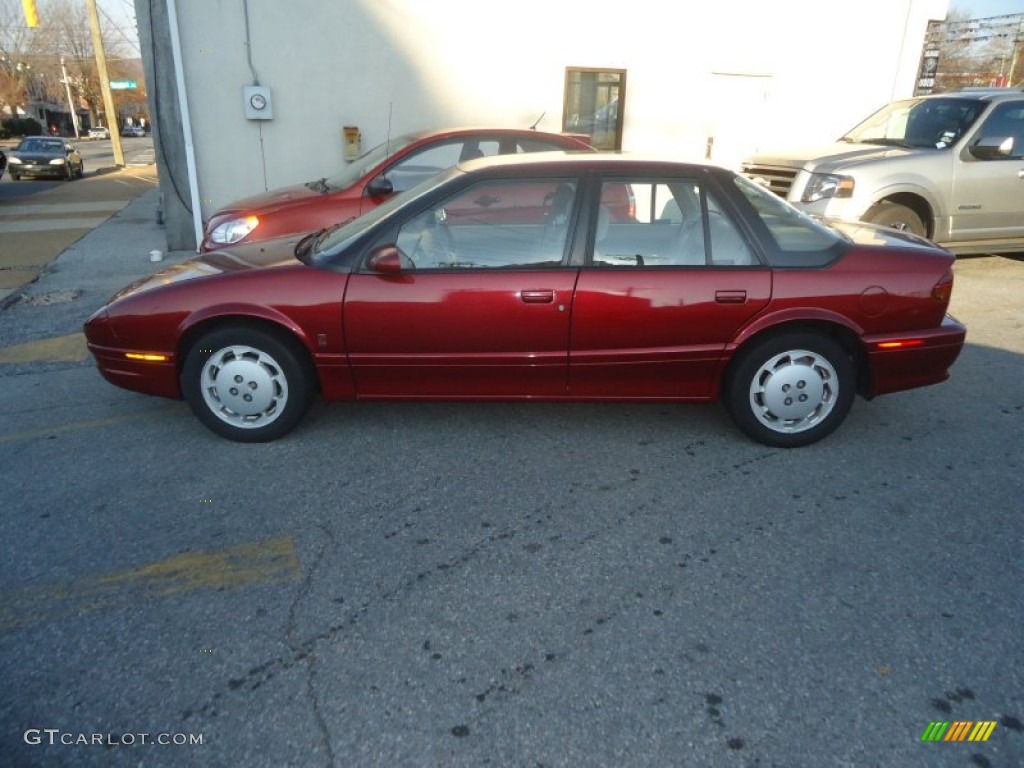 1991 S Series SL2 Sedan - Brilliant Red Metallic / Beige photo #9