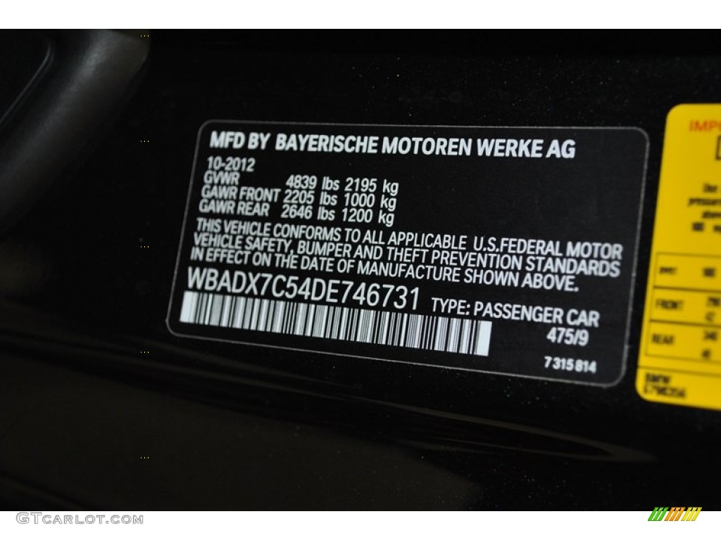 2013 3 Series 335i Convertible - Black Sapphire Metallic / Black photo #10