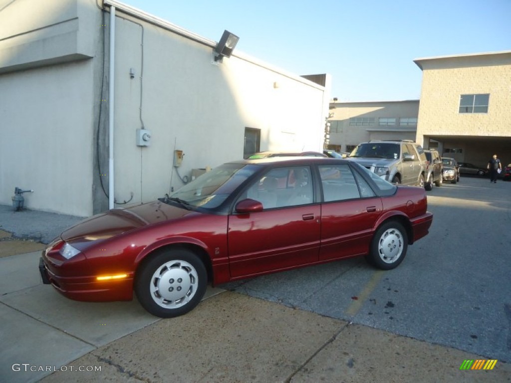1991 S Series SL2 Sedan - Brilliant Red Metallic / Beige photo #35
