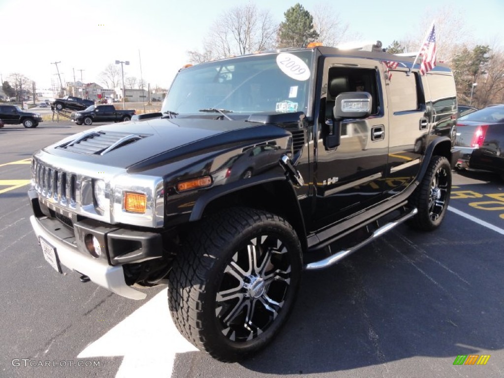 2009 H2 SUV - Black / Ebony Black photo #2