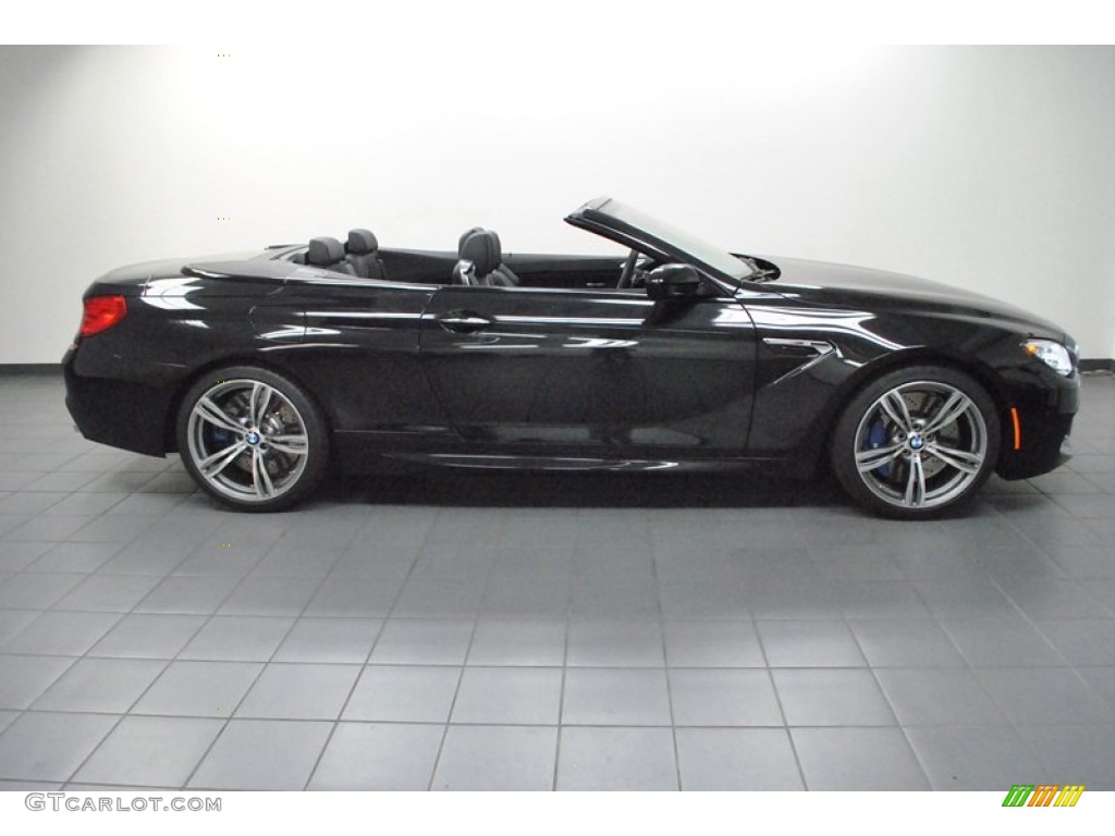 2013 M6 Convertible - Black Sapphire Metallic / Black photo #2