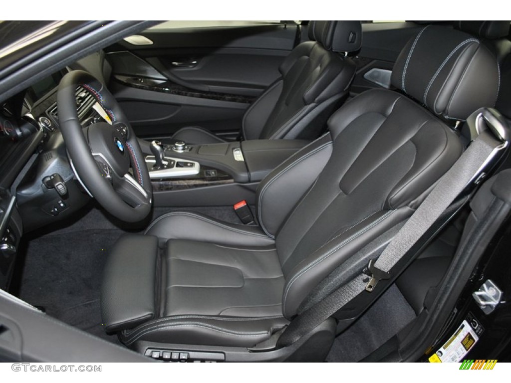Black Interior 2013 BMW M6 Convertible Photo #73937672