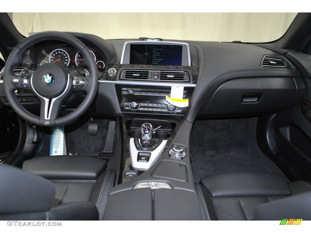 2013 M6 Convertible - Black Sapphire Metallic / Black photo #4