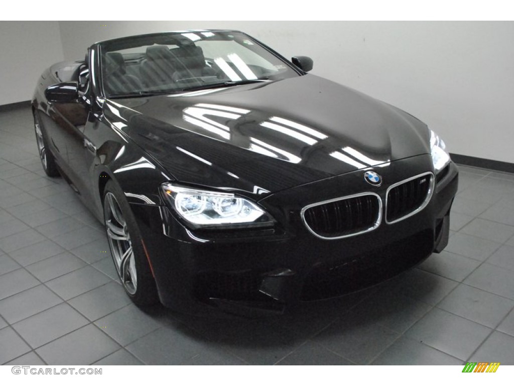 2013 M6 Convertible - Black Sapphire Metallic / Black photo #5