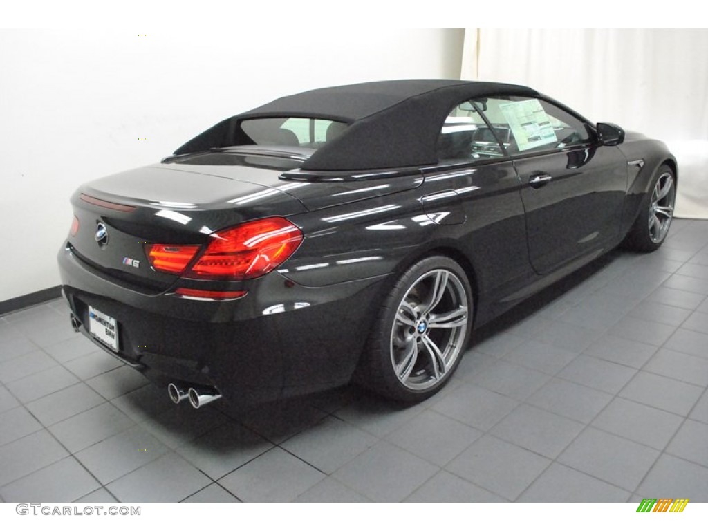 2013 M6 Convertible - Black Sapphire Metallic / Black photo #9