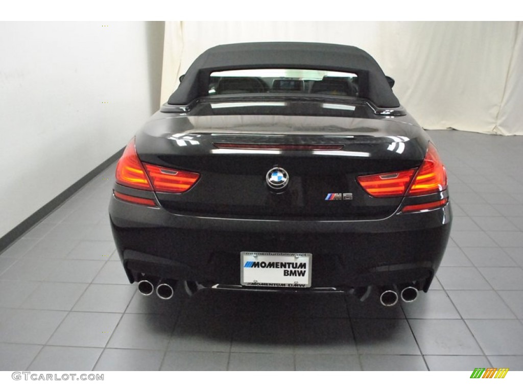 2013 M6 Convertible - Black Sapphire Metallic / Black photo #11