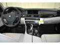 Oyster/Black 2013 BMW 5 Series 528i Sedan Dashboard