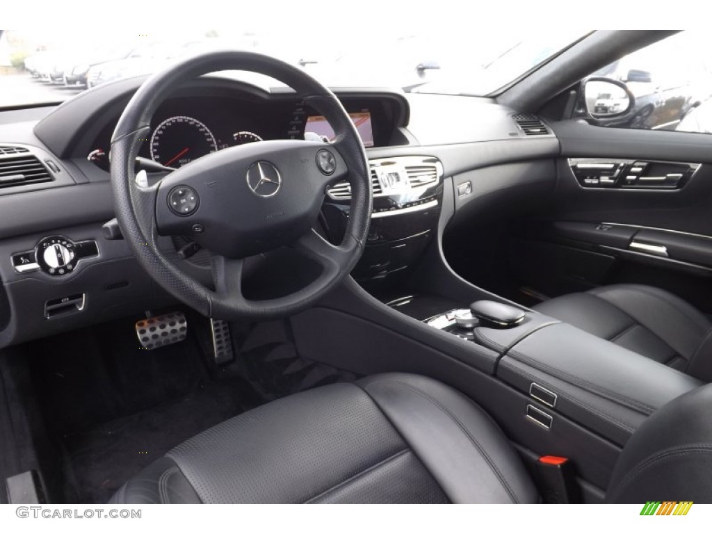 Black Interior 2008 Mercedes-Benz CL 63 AMG Photo #73938586